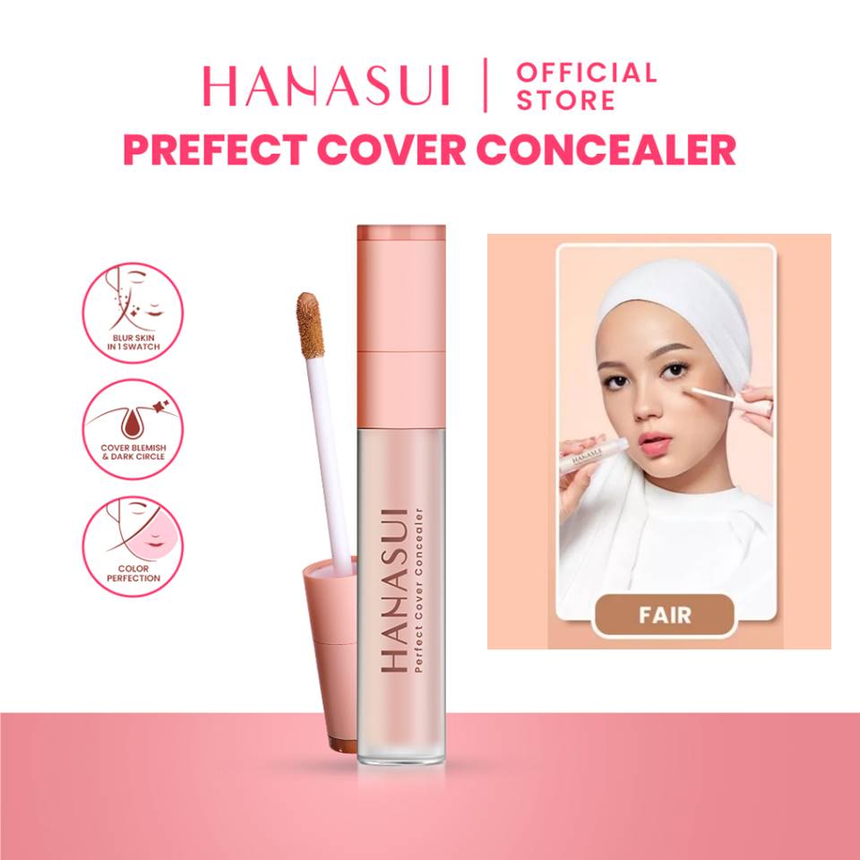 Hanasui Perfect Cover Concealer 4.5gr - 01 Fair Hanasui Perfect Cover Concealer 4.5gr - 01 Fair