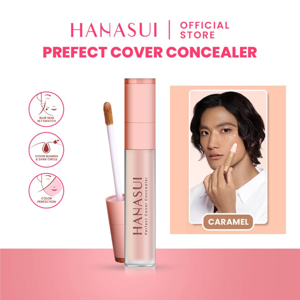 Hanasui Perfect Cover Concealer 4.5gr - 03 Caramel Hanasui Perfect Cover Concealer 4.5gr - 03 Caramel
