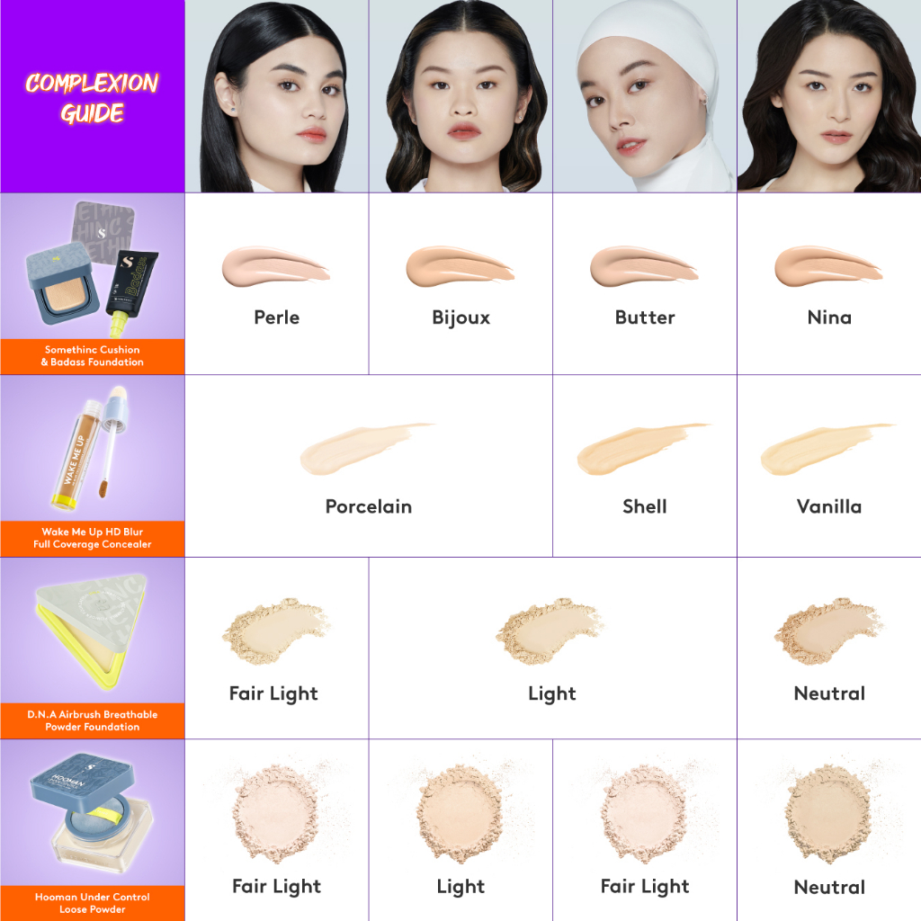 Somethinc Hooman Under Control HD Blur Loose Powder 13gr - Beige