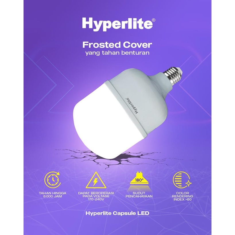 Hyperlite Capsule LED 18W CDL 18 Watt (Lampu Kapsul)