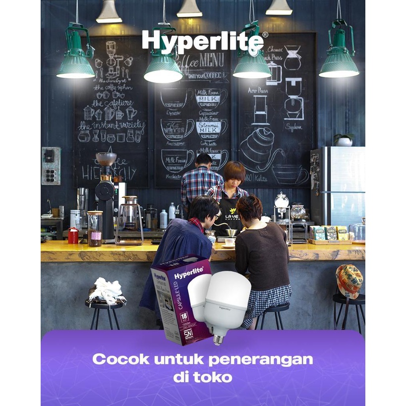 Hyperlite Capsule LED 18W CDL 18 Watt (Lampu Kapsul)