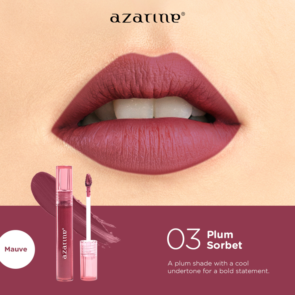 Azarine Velvety Lippie Cream - Plum Sorbet *