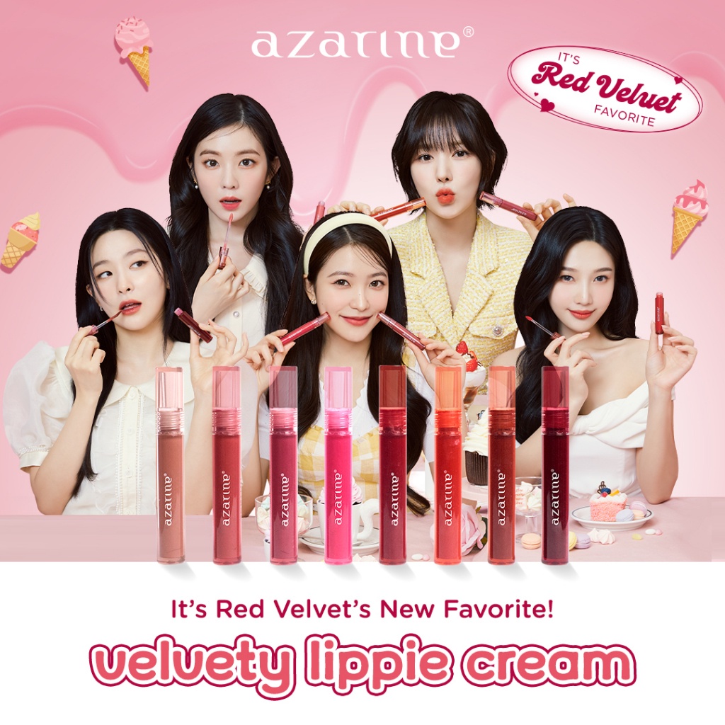 Azarine Velvety Lippie Cream - Strawberry Popsicle *