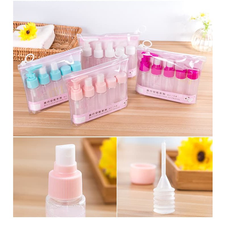 Travel Toiletries Kit 5in1 (1set isi 5botol)
