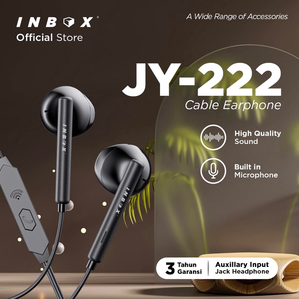 Inbox Earphone JY-222 * Inbox Earphone JY-222 *