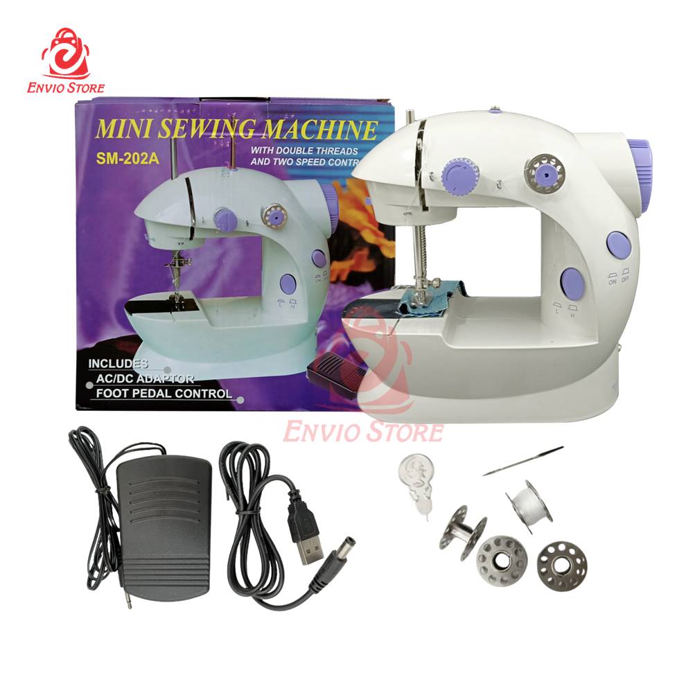 Mesin Jahit Mini + Lampu Seri 202