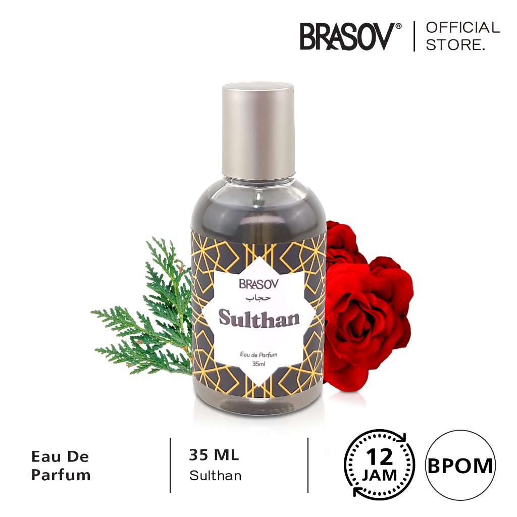 Brasov Hijab Parfum EDP 35ml - Hitam Sulthan (Oriental/Floral) Brasov Hijab Parfum EDP 35ml - Hitam Sulthan (Oriental/Floral)