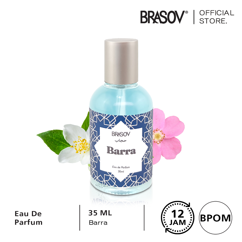 Brasov Hijab Parfum EDP 35ml - Navy Barra (Floral/Amber) Brasov Hijab Parfum EDP 35ml - Navy Barra (Floral/Amber)