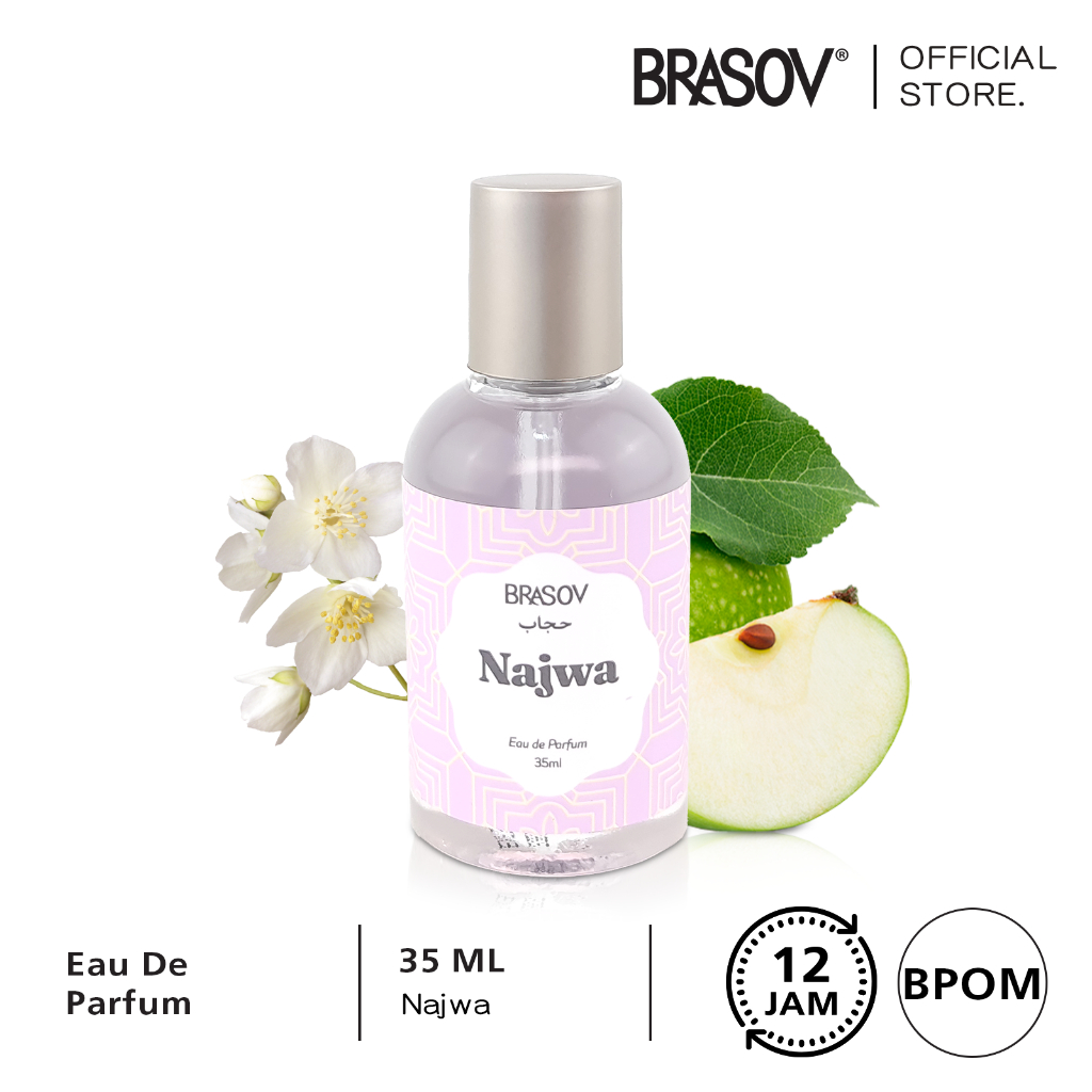 Brasov Hijab Parfum EDP 35ml - Ungu Najwa (Fruity/Sweet) Brasov Hijab Parfum EDP 35ml - Ungu Najwa (Fruity/Sweet)