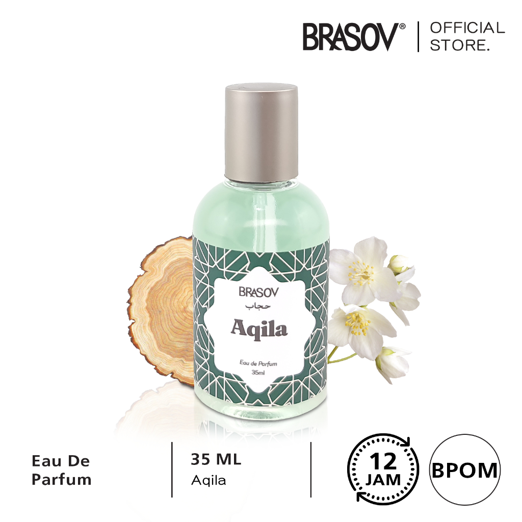 Brasov Hijab Parfum EDP 35ml - Hijau Aqila (Woody/Floral) Brasov Hijab Parfum EDP 35ml - Hijau Aqila (Woody/Floral)