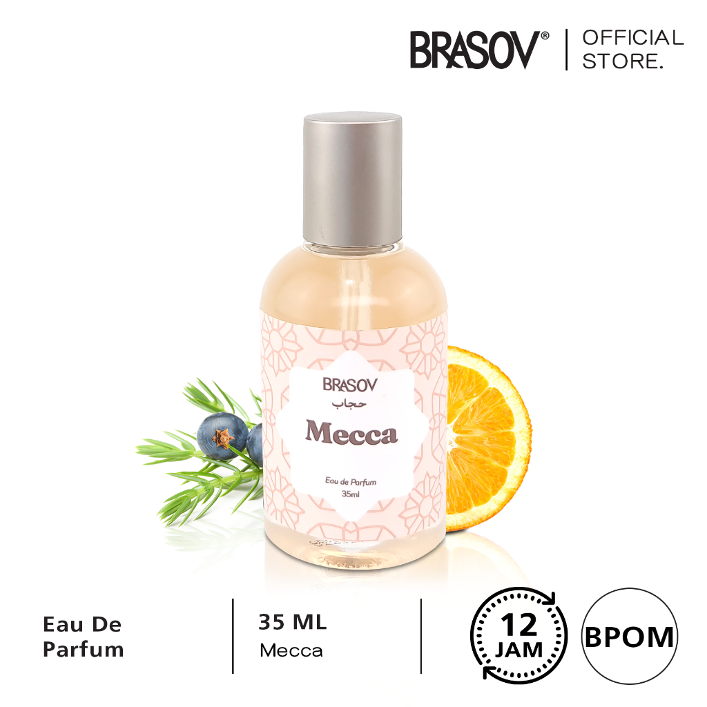 Brasov Hijab Parfum EDP 35ml - Orange Mecca (Fruity/Citrus) Brasov Hijab Parfum EDP 35ml - Orange Mecca (Fruity/Citrus)