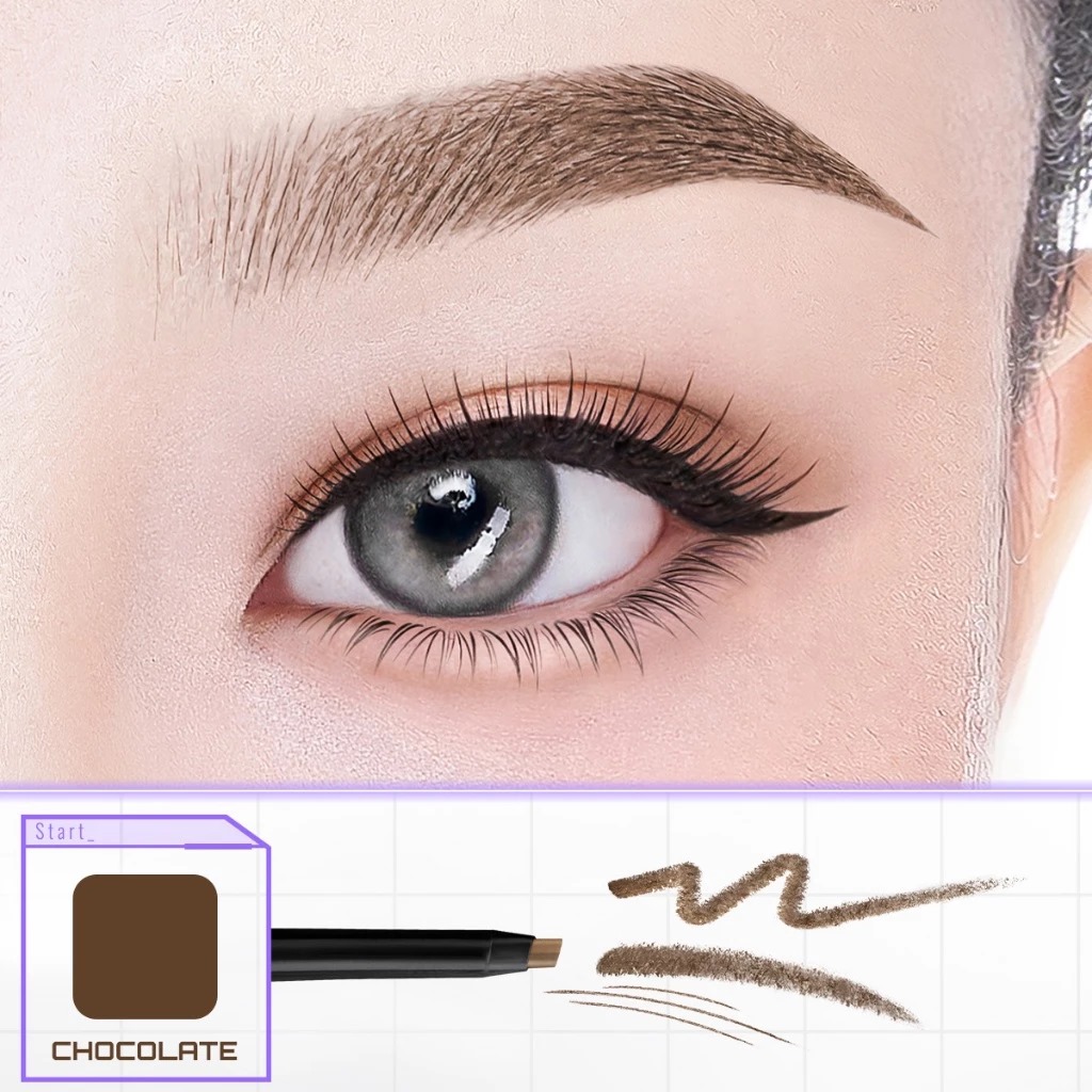 Somethinc Brow Filler Slim Retractable 0.08gr - Chocolate