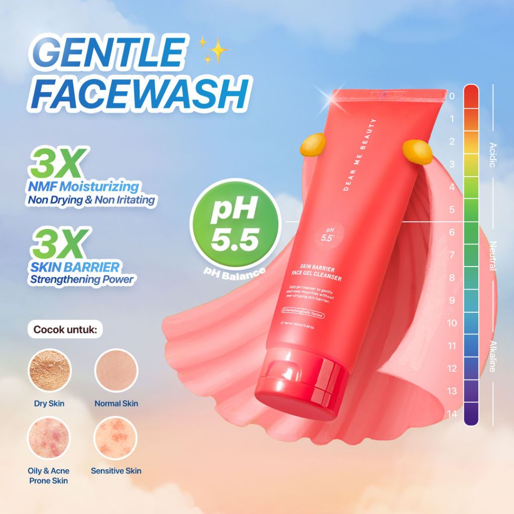 Dear Me Beauty Skin Barrier Face Gel Cleanser 100ml