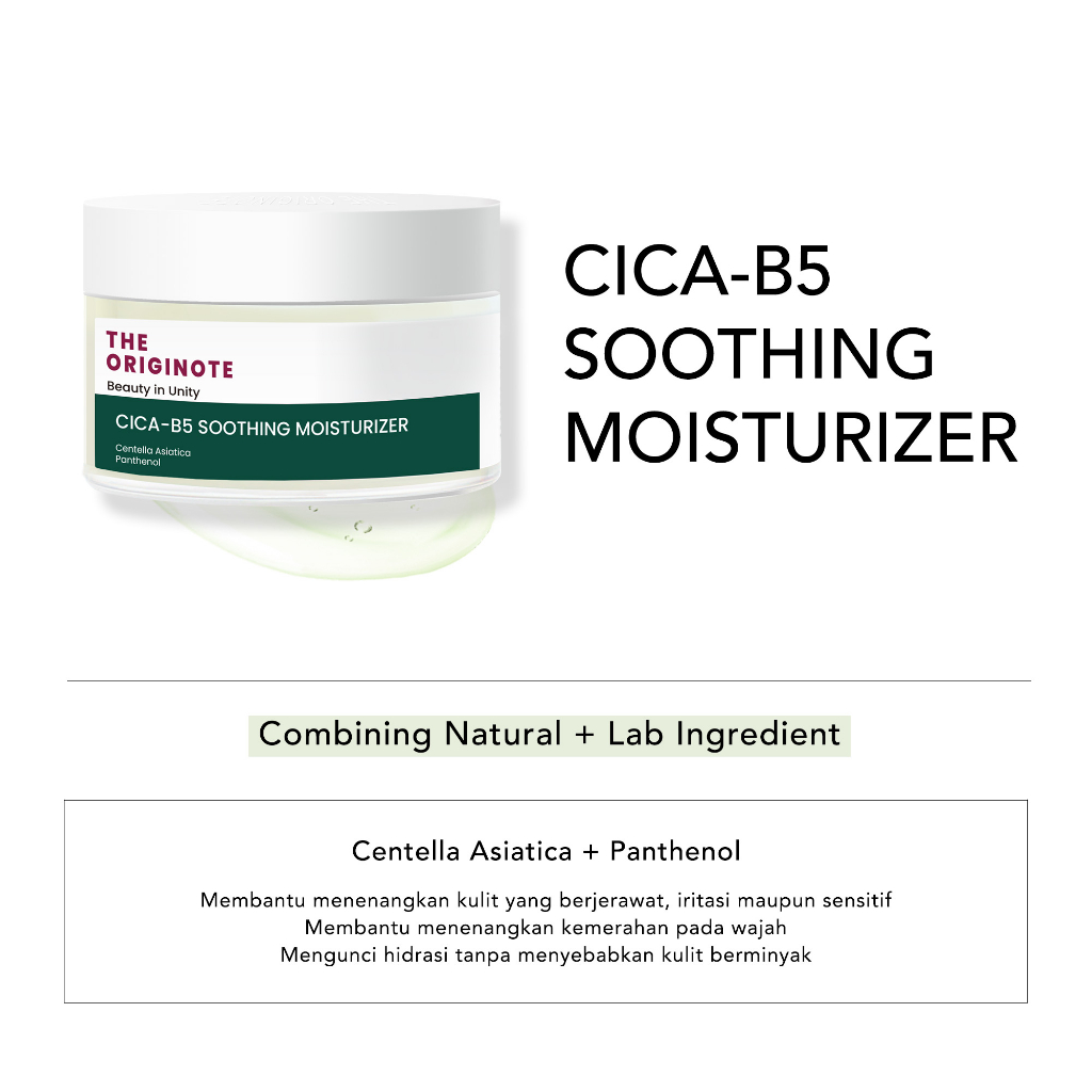 The Originote Moisturizer - Cica-B5 Soothing 50ml