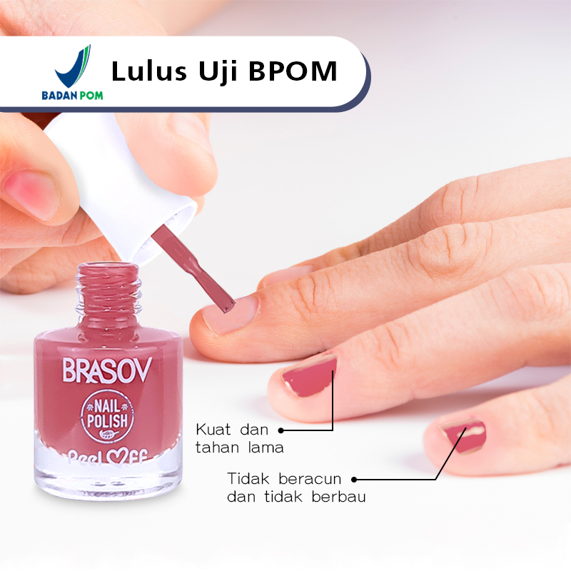 Brasov Nail Polish Peel Off 2.0 9ml (Cat Kuku / Kutek)