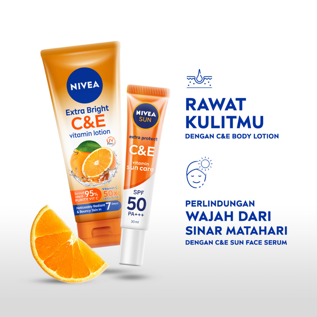 Nivea Extra Bright C&E Vitamin Lotion 180ml