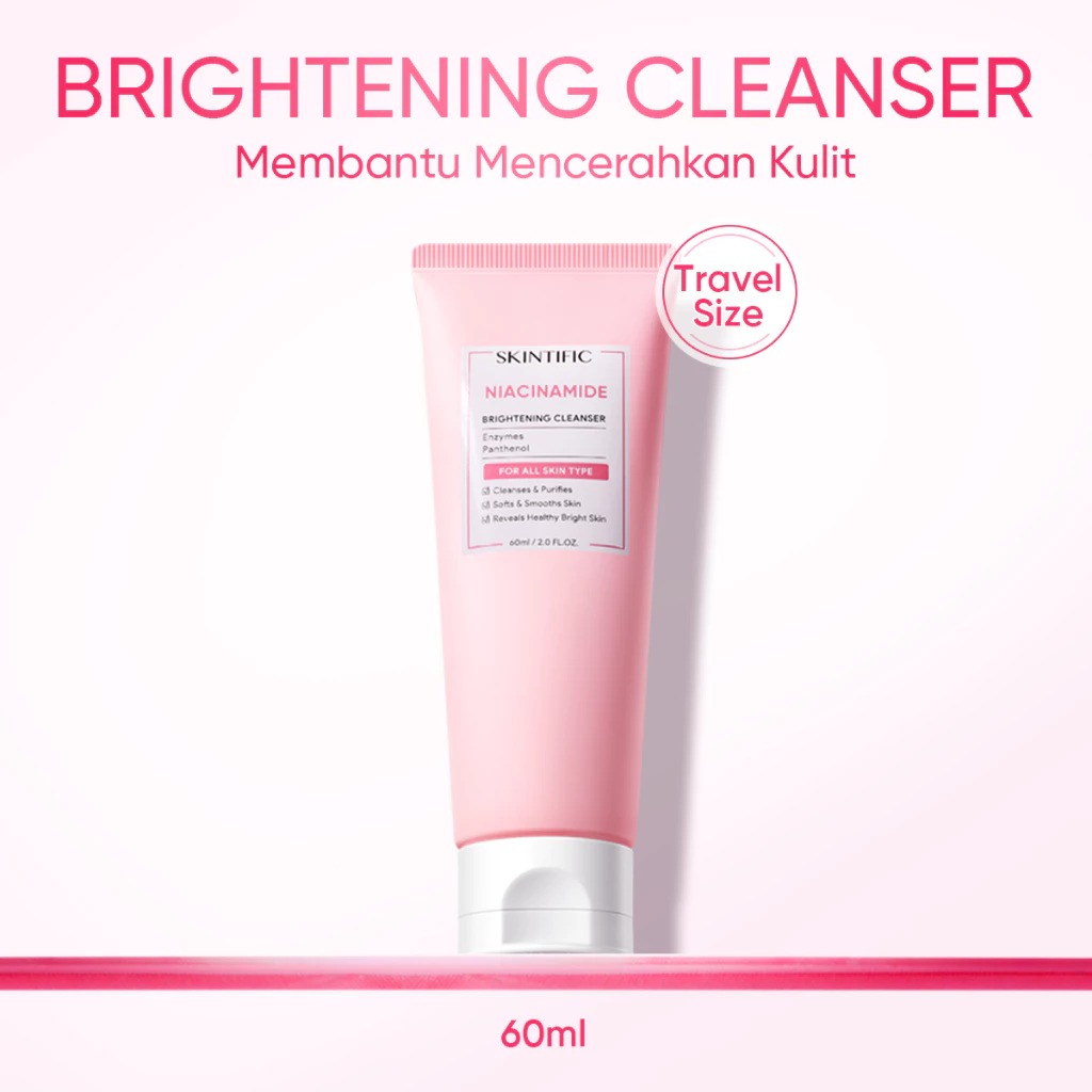 Skintific Niacinamide Brightening Cleanser 60ml