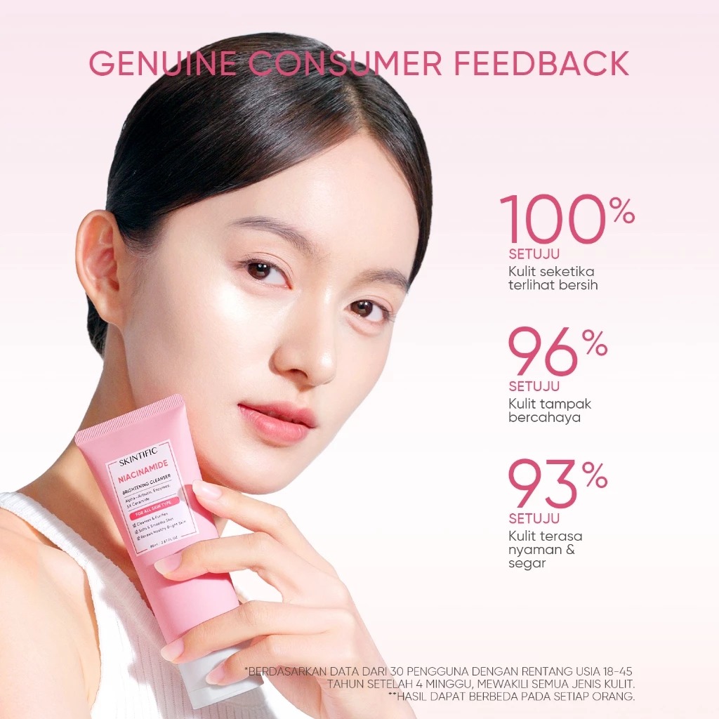 Skintific Niacinamide Brightening Cleanser 60ml