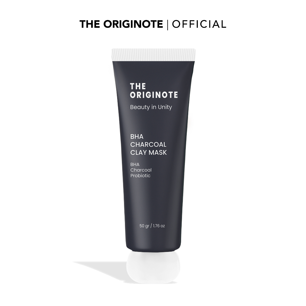 The Originote Clay Mask - BHA Charcoal 50gr