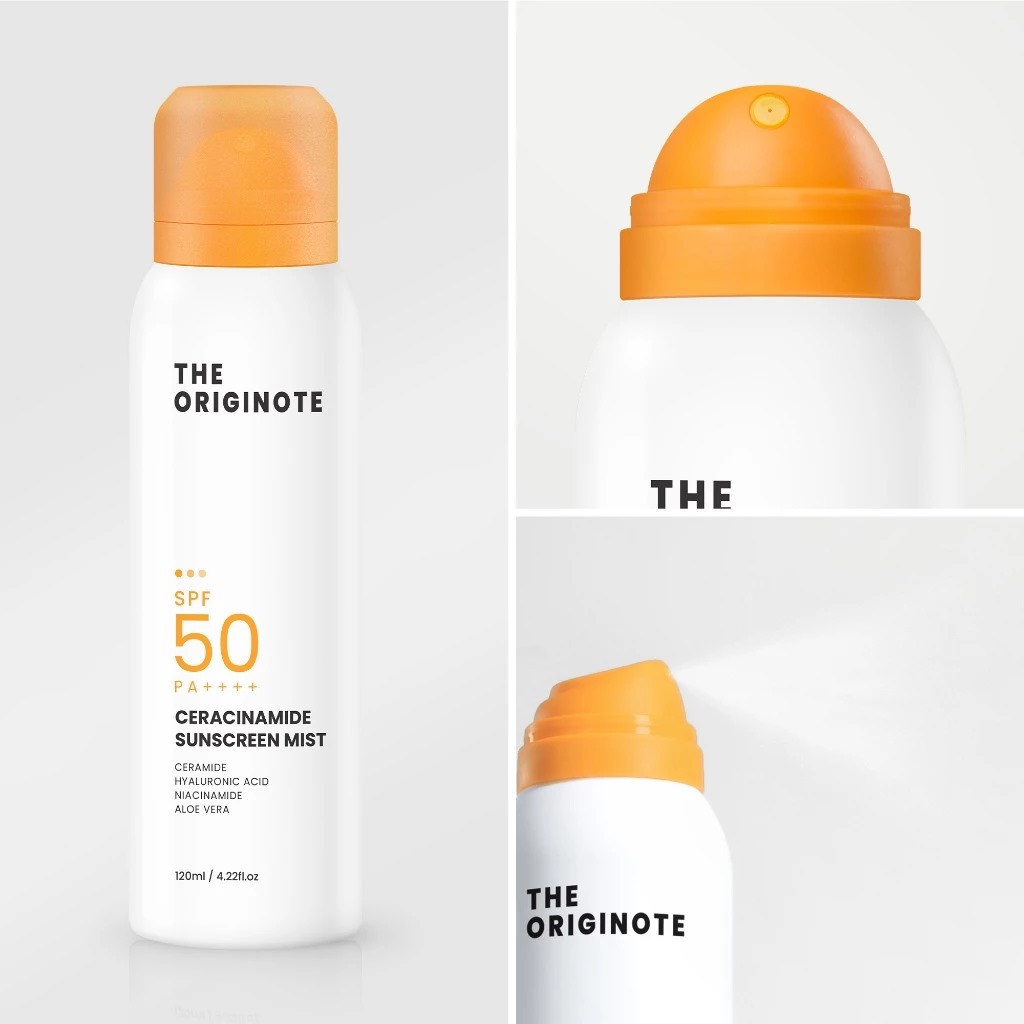 The Originote Sunscreen Mist - Ceracinamide SPF50 PA++++ 120ml