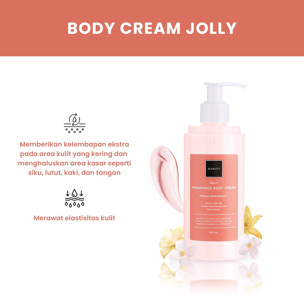 SCARLETT Fragrance Body Cream Jolly 300ml