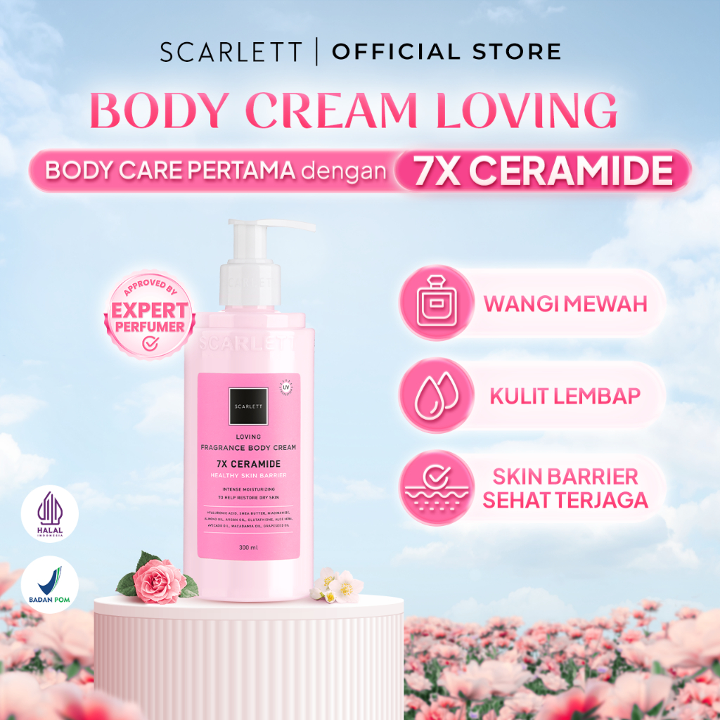 SCARLETT Fragrance Body Cream Loving 300ml