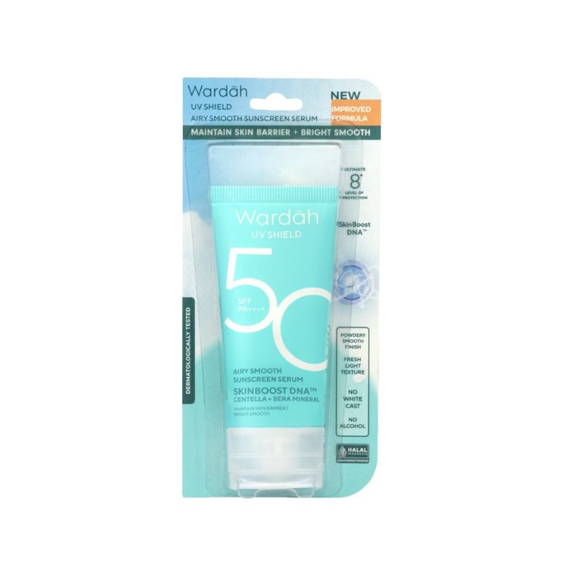 Wardah UV Shield Airy Smooth Sunscreen Serum SPF 50 PA++++ 25ml