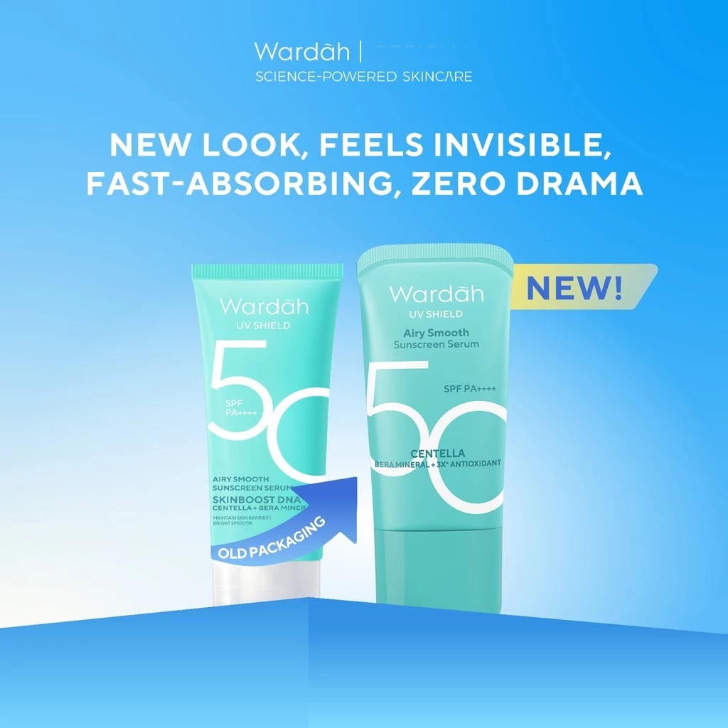 Wardah UV Shield Airy Smooth Sunscreen Serum SPF 50 PA++++ 25ml
