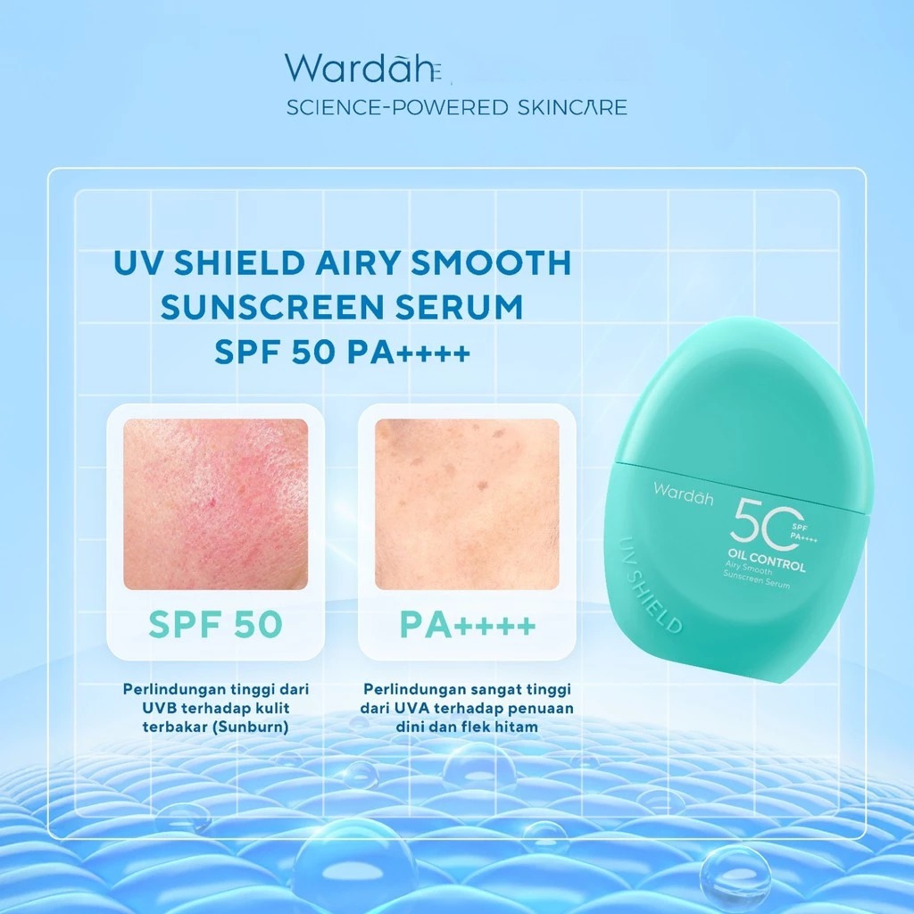 Wardah UV Shield Airy Smooth Sunscreen Serum SPF 50 PA++++ 40ml