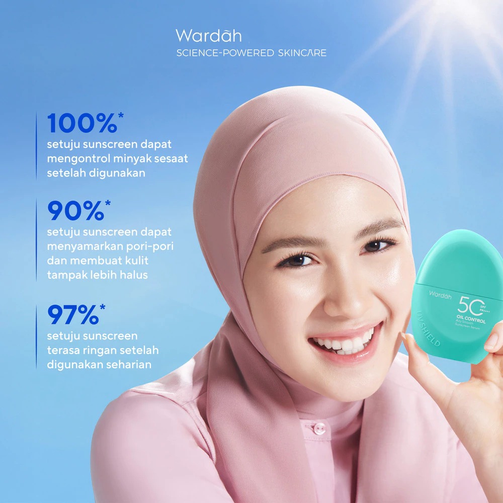 Wardah UV Shield Airy Smooth Sunscreen Serum SPF 50 PA++++ 40ml