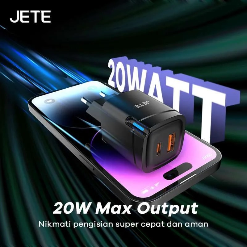 JETE Adaptor E31 20W - USB-C & USB-A Series