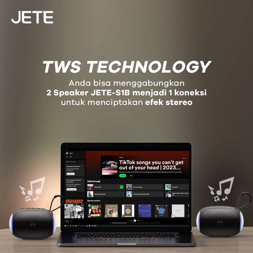 JETE Speaker Bluetooth - S1B * JETE Speaker Bluetooth - S1B *