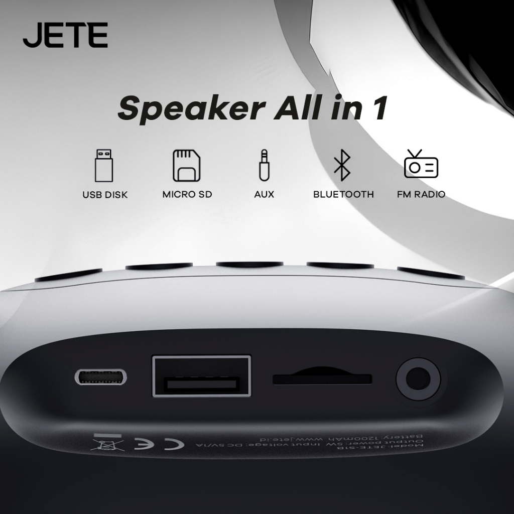 JETE Speaker Bluetooth - S1B * JETE Speaker Bluetooth - S1B *