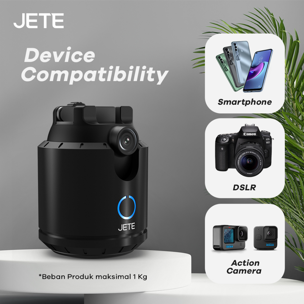 JETE Smart Holder Stabilizer Face Following W8