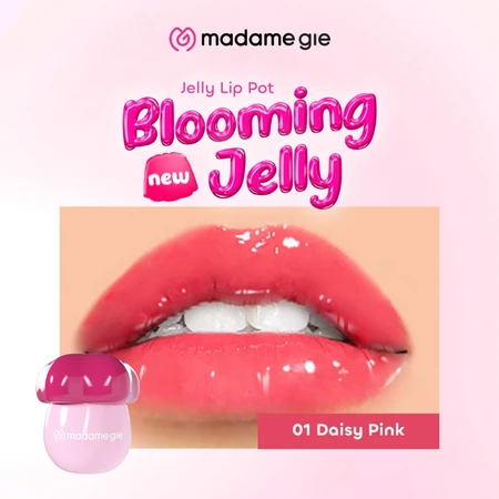 Madame Gie Blooming Jelly Lip Pot 5gr - 01 Daisy Pink