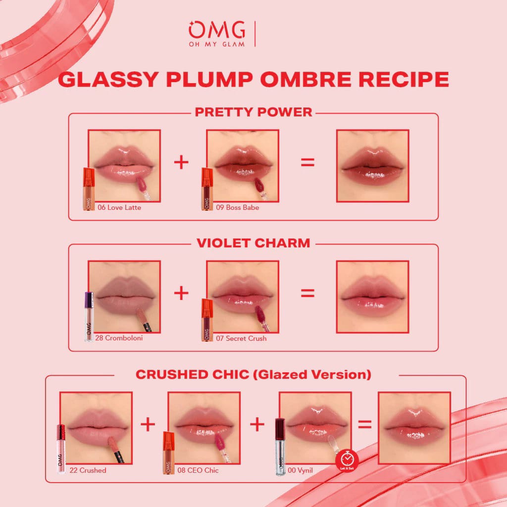 Oh My Glam Glassy Lip Tint - 02 Sienna 2gr (OMG)