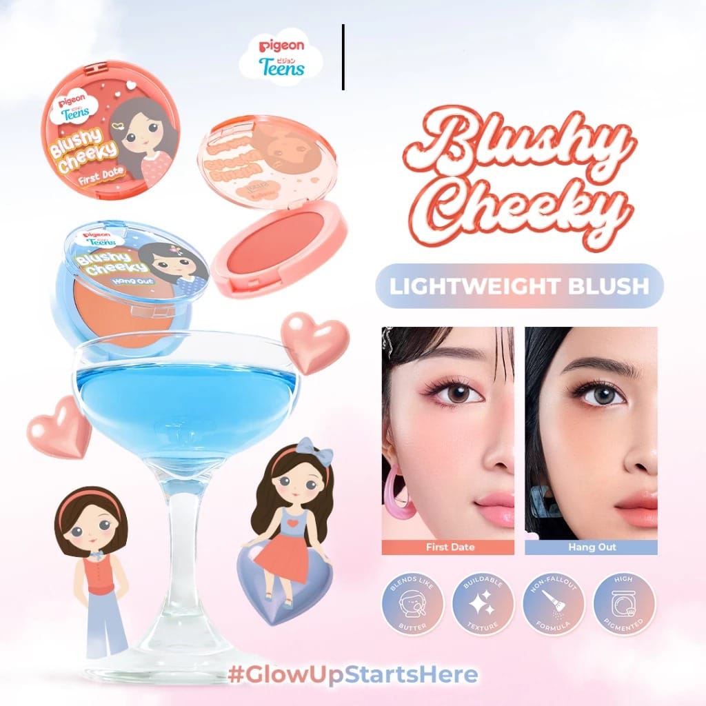 Pigeon Teens Blushy Cheeky 3.4gr - First Date