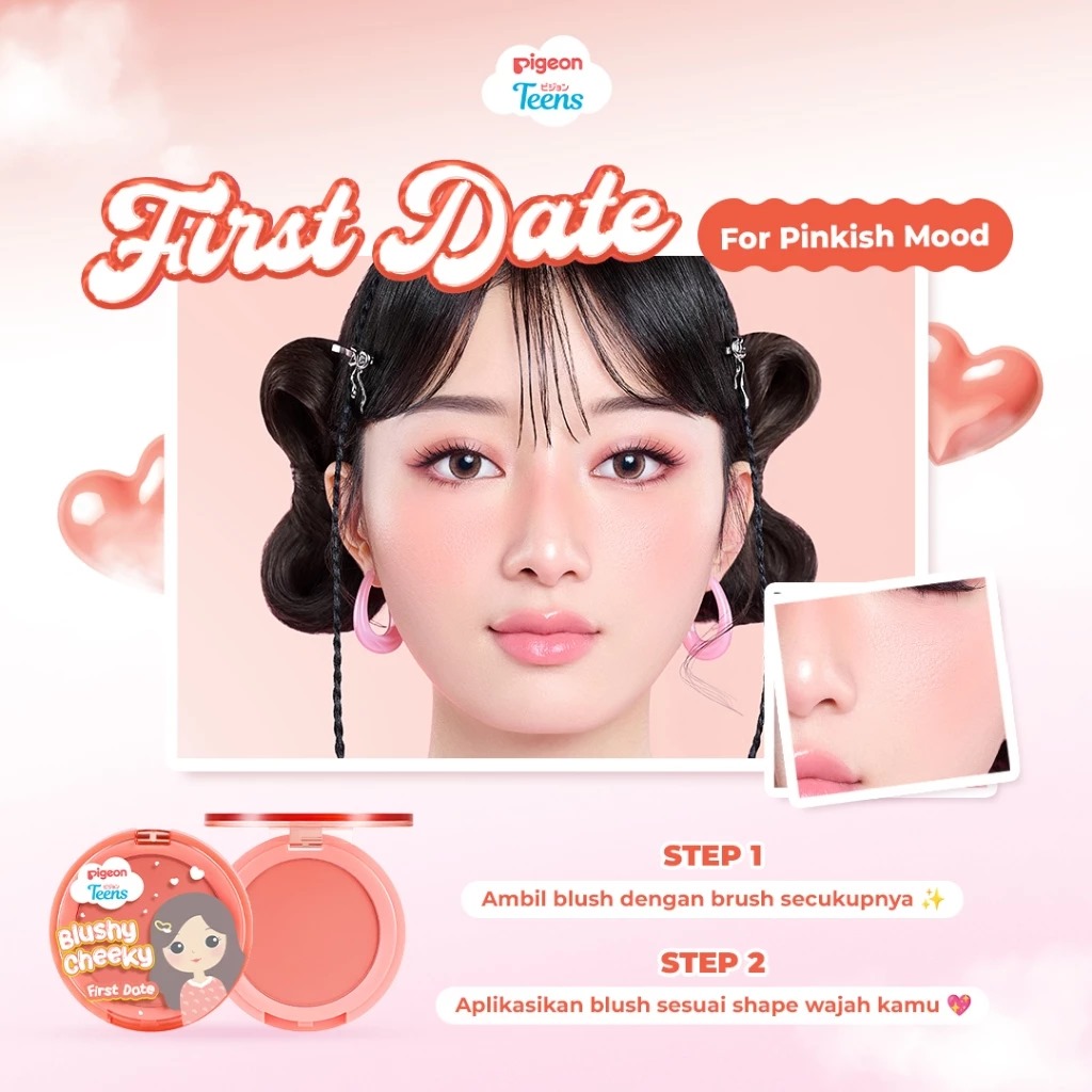 Pigeon Teens Blushy Cheeky 3.4gr - First Date