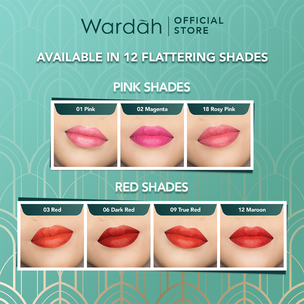 Wardah Exclusive Matte Lipstick 03 Red *