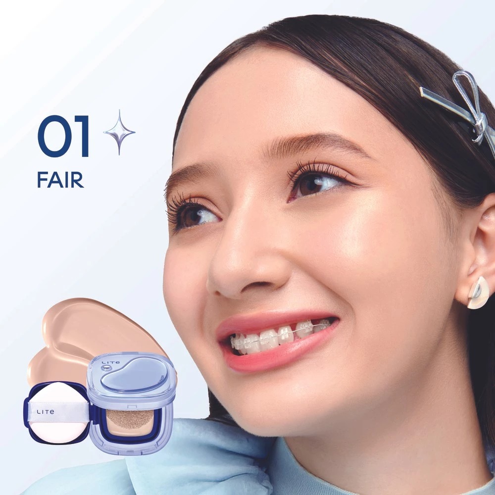 Wardah Lite Skin Filter Cushion 11gr - 01 Fair
