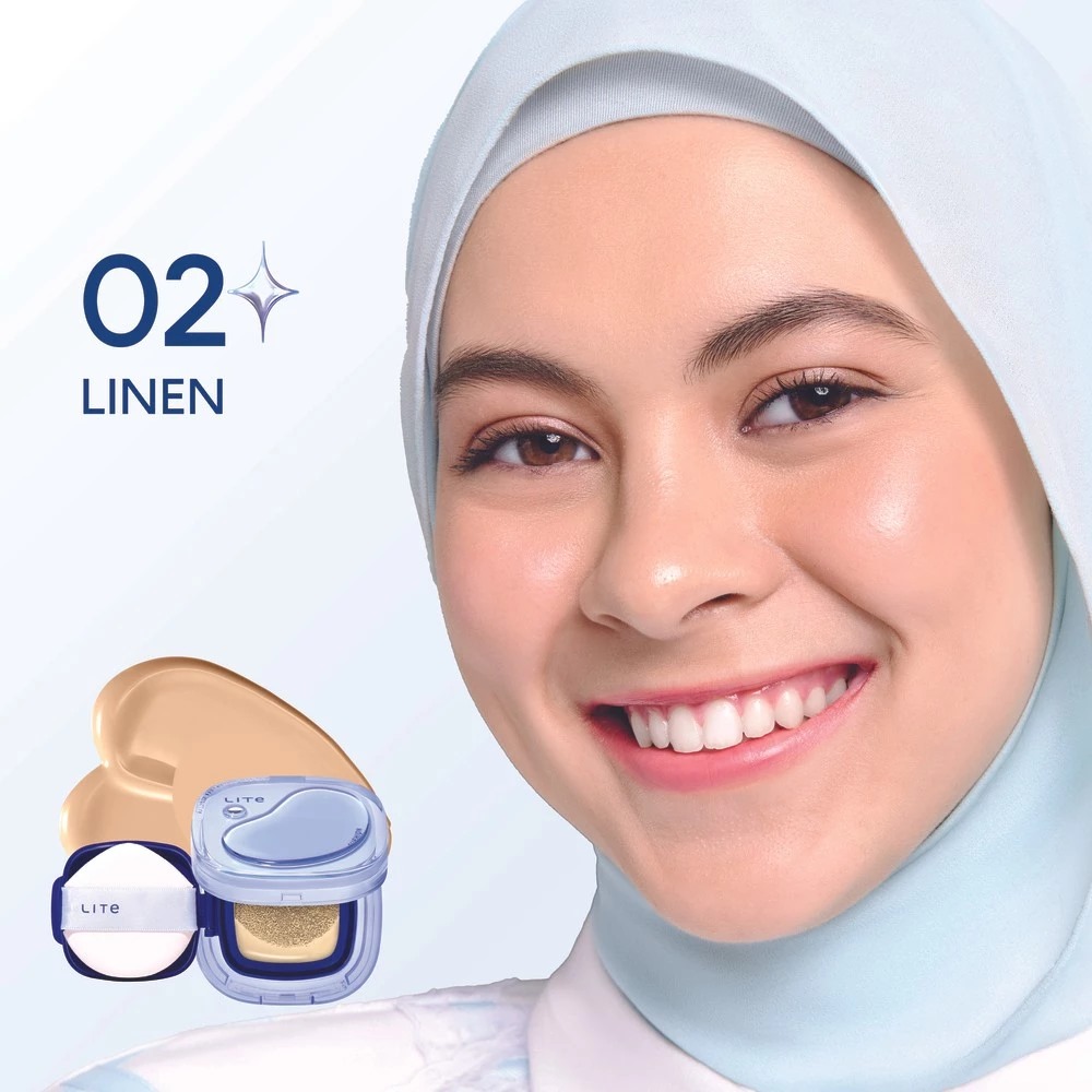 Wardah Lite Skin Filter Cushion 11gr - 02 Linen