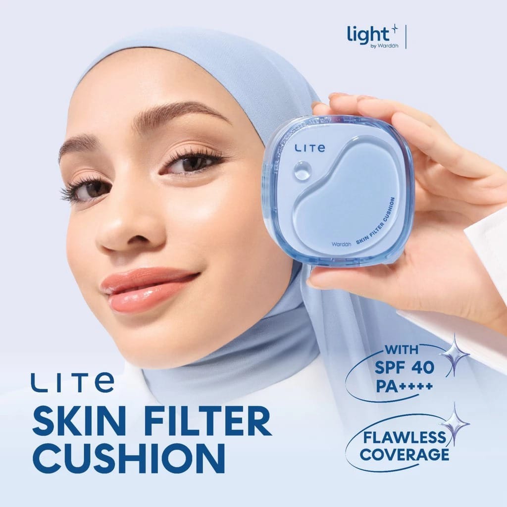 Wardah Lite Skin Filter Cushion 11gr - 02 Linen