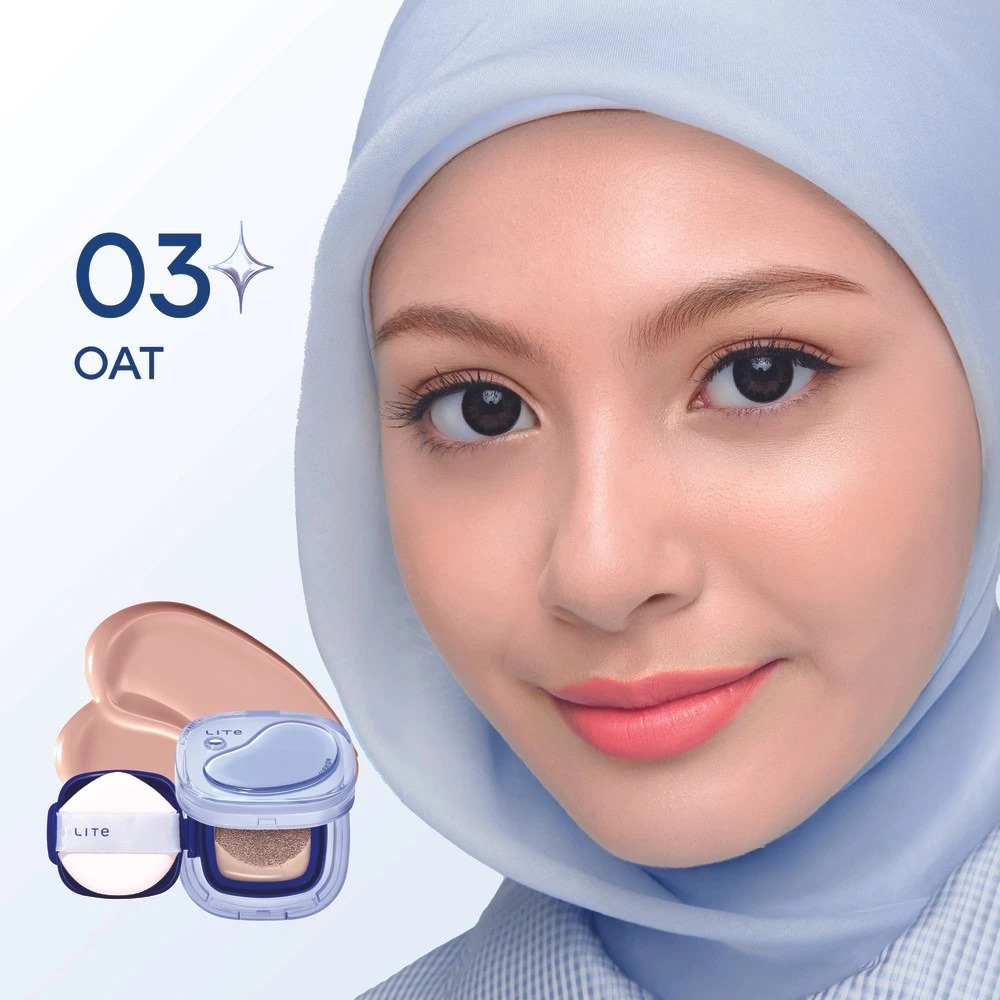 Wardah Lite Skin Filter Cushion 11gr - 03 Oat