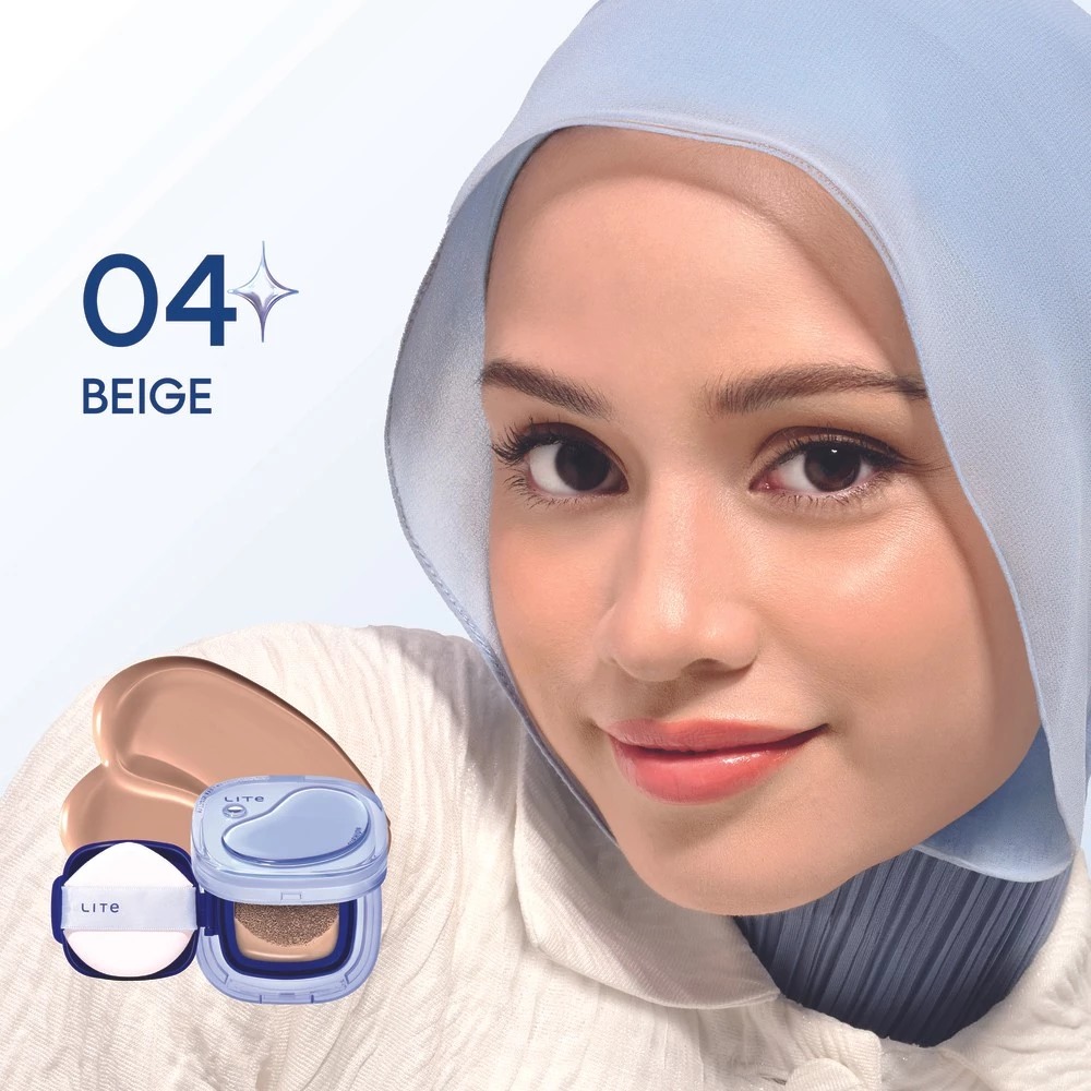 Wardah Lite Skin Filter Cushion 11gr - 04 Beige