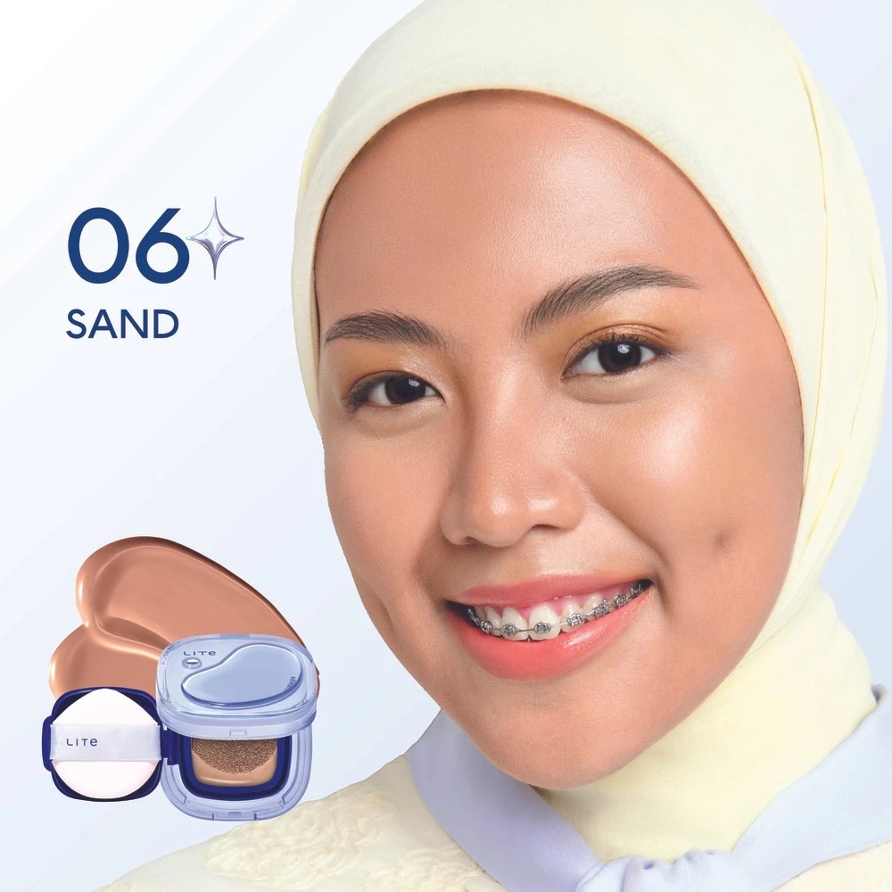 Wardah Lite Skin Filter Cushion 11gr - 06 Sand