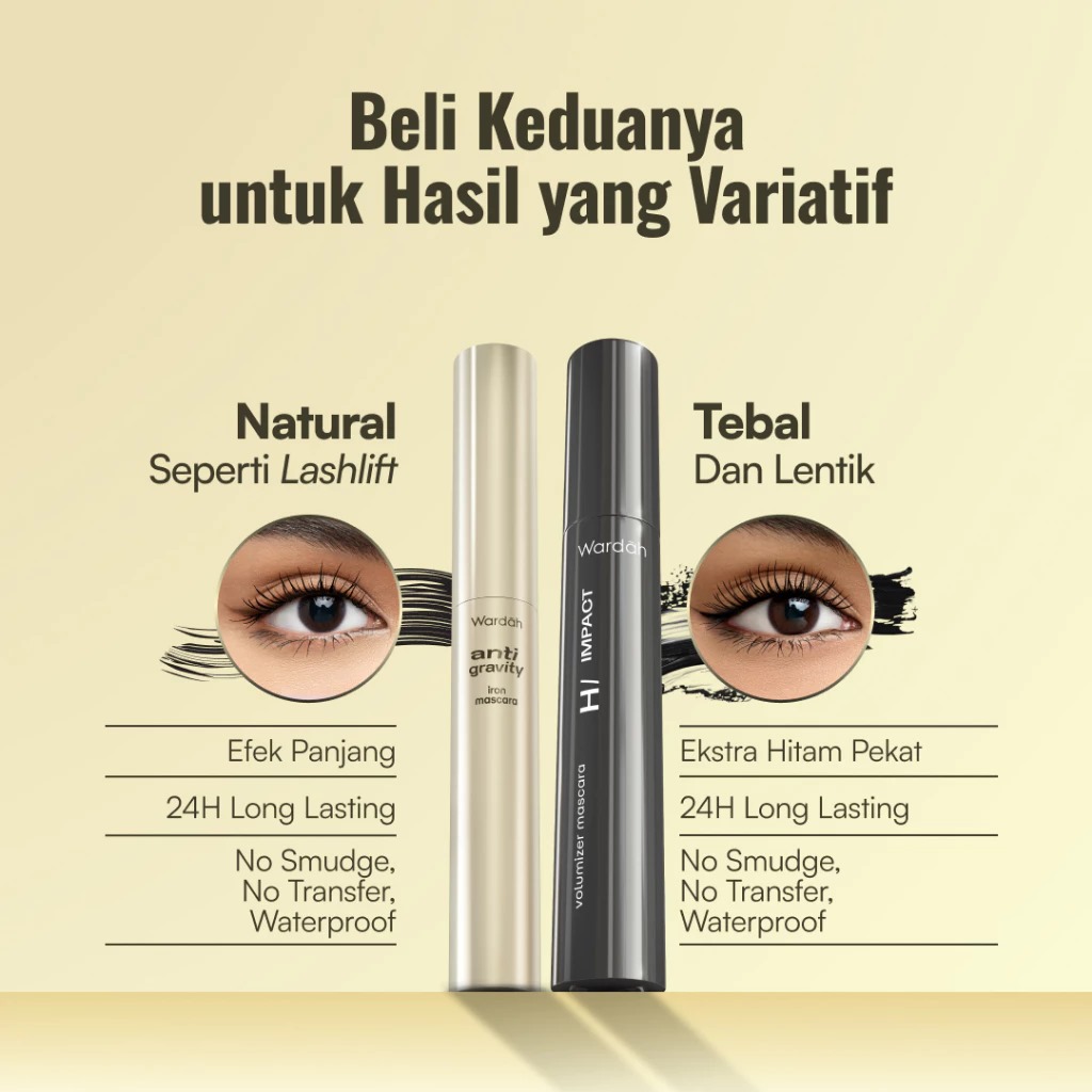 Wardah Anti Gravity Mascara 3gr