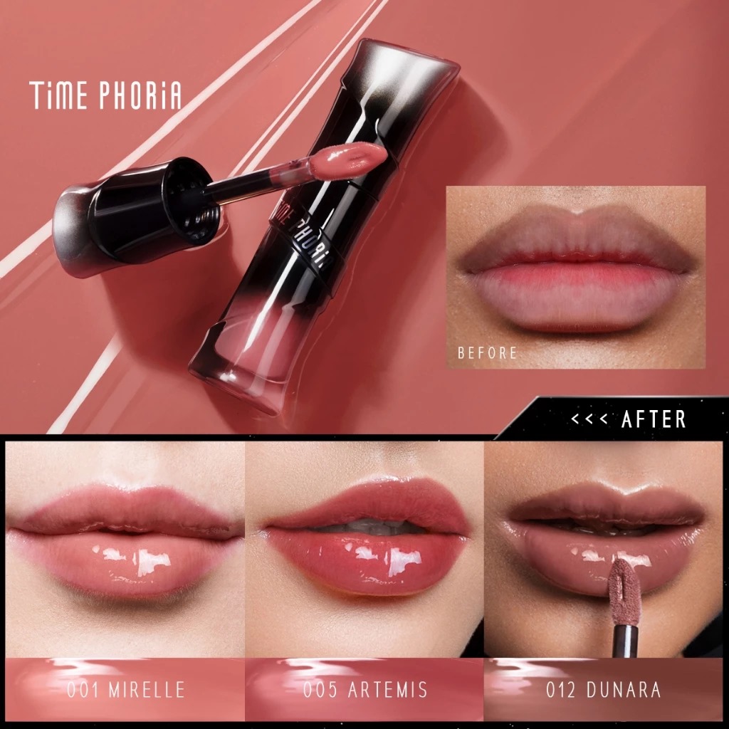 Time Phoria Lunara Frost 3D Lip Gloss 4ml - 012 Dunara