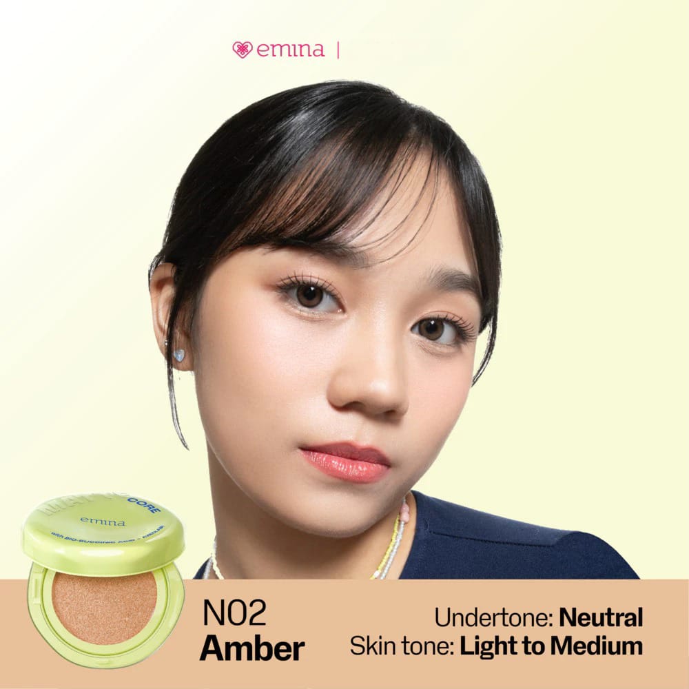 Emina Matte Core Cushion SPF48 PA++++ 13gr - N02 Amber
