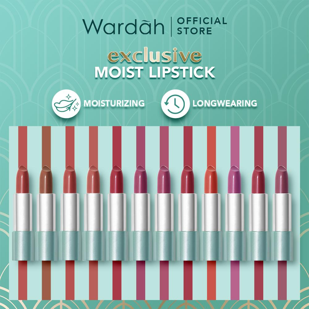 Wardah Exclusive Moist Lipstick 36 Sugary Pink *