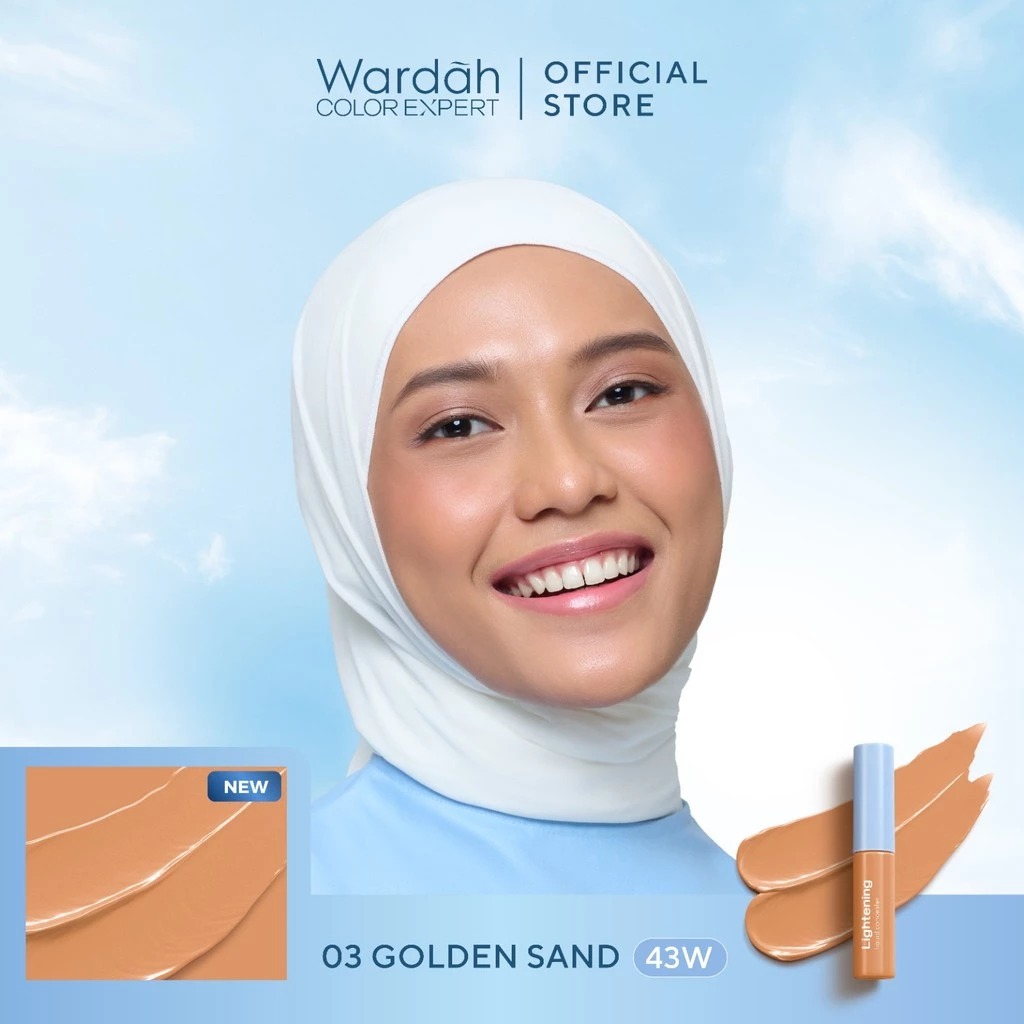 Wardah Lightening Liquid Concealer 6gr - 03 Golden Sand (43W)